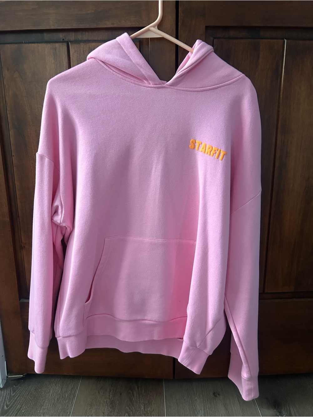 Starfit Women's Pink Hooded Sweater